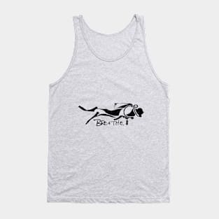 Swimming diver Tank Top